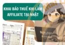 Hướng dẫn khai báo thuế thu nhập affiliate tại Nhật Bản