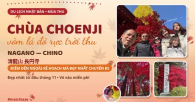 CHÙA CHOENJI – VÒM LÁ ĐỎ RỰC TRỜI THU CHÙA CHOENJI – VÒM LÁ ĐỎ RỰC TRỜI THU