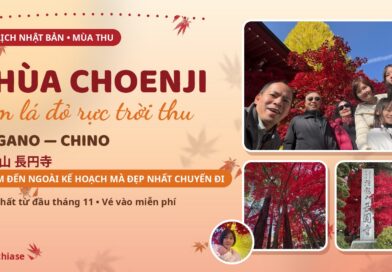 CHÙA CHOENJI – VÒM LÁ ĐỎ RỰC TRỜI THU CHÙA CHOENJI – VÒM LÁ ĐỎ RỰC TRỜI THU