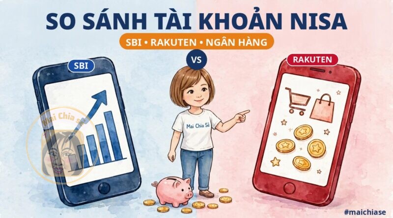 SO SÁNH TÀI KHOẢN NISA: NÊN MỞ Ở RAKUTEN, SBI HAY NGÂN HÀNG? SO SÁNH TÀI KHOẢN NISA: NÊN MỞ Ở RAKUTEN, SBI HAY NGÂN HÀNG?
