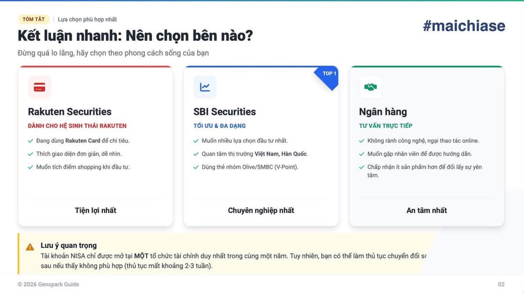 Kết luận nhanh: Nên chọn bên nào?